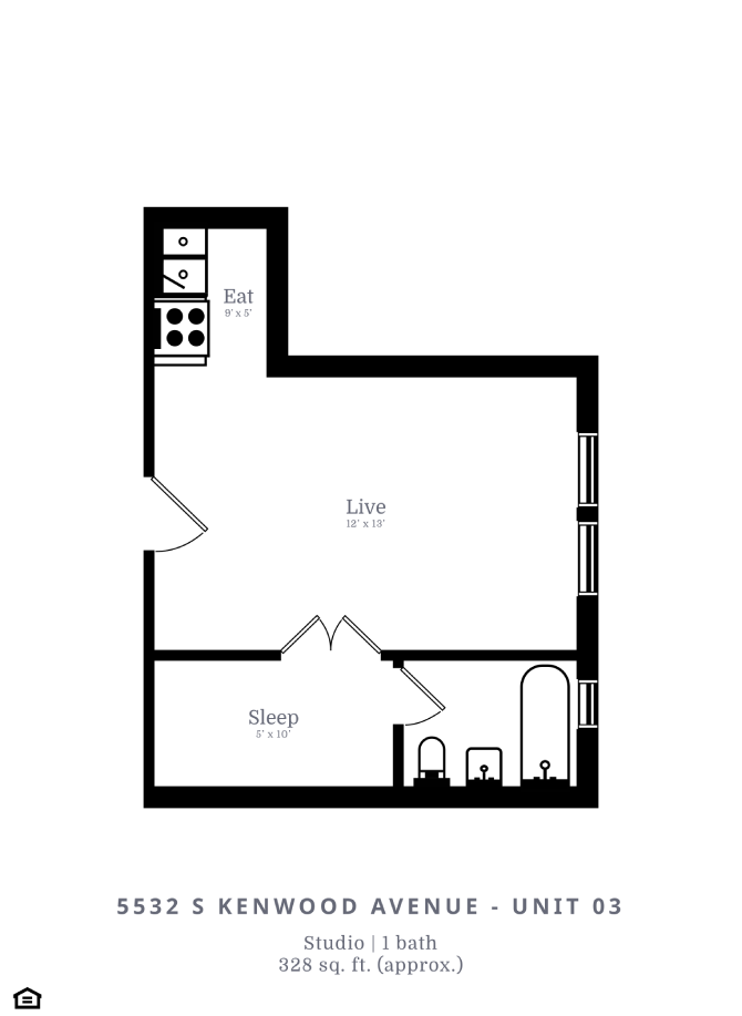 5532 S Kenwood Ave Studio-1 Bed Apartment for Rent - Photo Gallery 31